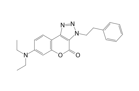 7-(diethylamino)-3-phenethylchromeno[3,4-d][1,2,3]triazol-4(3H)-one