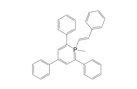 1-meyhyl-2,4,6-triphenyl-1-[2-phenyl-(E)-ethenyl]-.lambda(5).-phosphinine