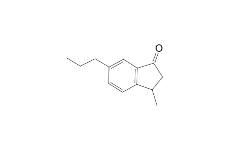3-methyl-6-propyl-2,3-dihydro-1H-inden-1-one