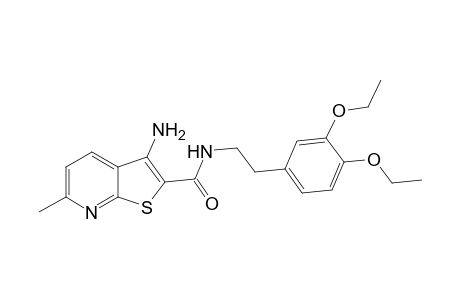 3-Amino-N-[2-(3,4-diethoxyphenyl)ethyl]-6-methylthieno[2,3-b]pyridine-2-carboxamide
