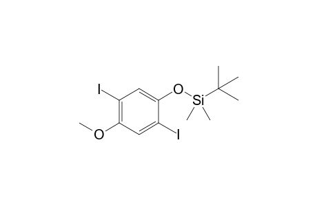 (2,5-Diiodo-4-methoxyphenoxy)-(tert-butyl)dimethylsilane