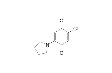2-chloro-5-pyrrolidin-1-yl-p-benzoquinone