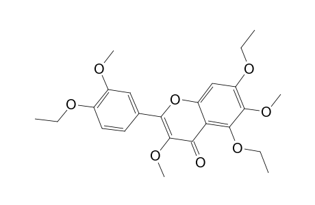 Flavone, 4',5,7-triethoxy-3,3',6-trimethoxy-