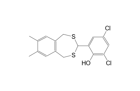 phenol, 2,4-dichloro-6-(1,5-dihydro-7,8-dimethyl-2,4-benzodithiepin-3-yl)-