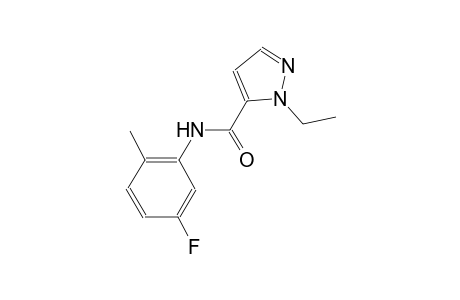 1-ethyl-N-(5-fluoro-2-methylphenyl)-1H-pyrazole-5-carboxamide