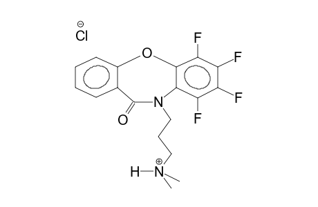 10-[3-(DIMETHYLAMINO)PROPYL]-6,7,8,9-TETRAFLUORODIBENZ[B,F][1,4]OXAZEPIN-11(10H)-ONE HYDROCHLORIDE