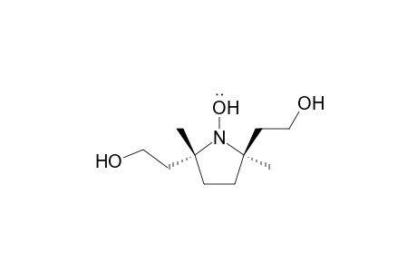 1-Pyrrolidinyloxy, 2,5-bis(2-hydroxyethyl)-2,5-dimethyl-, trans-