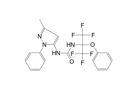 urea, N-(3-methyl-1-phenyl-1H-pyrazol-5-yl)-N'-[2,2,2-trifluoro-1-phenoxy-1-(trifluoromethyl)ethyl]-