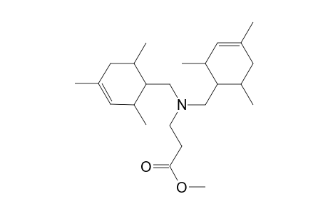 3-[Bis-(2,4,6-trimethyl-cyclohex-3-enylmethyl)-amino]-propionic acid methyl ester