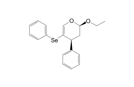 (2R,4S)-2-Ethoxy-4-phenyl-5-(phenylselanyl)-3,4-dihydro-2H-pyran