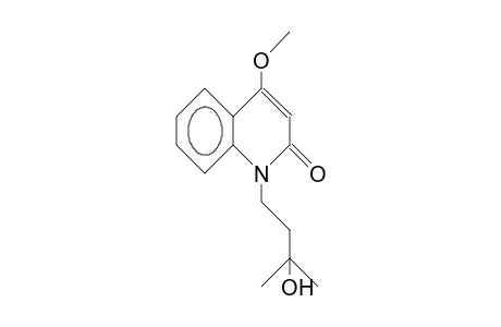 1-(3'-Hydroxy-3'-methylbutyl)-4-methoxy-2-chinolon