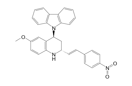 trans-4-(Carbazol-9-yl)-6-methoxy-2-(p-nitrophenylvinyl)-1,2,3,4-tetrahydroquinoline