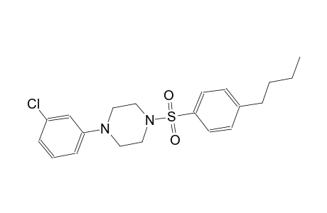 1-[(4-butylphenyl)sulfonyl]-4-(3-chlorophenyl)piperazine