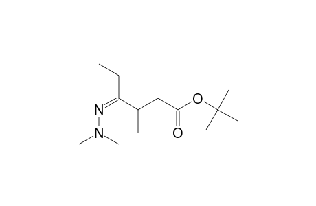 Hexanoic acid, 4-(dimethylhydrazono)-3-methyl-, 1,1-dimethylethyl ester