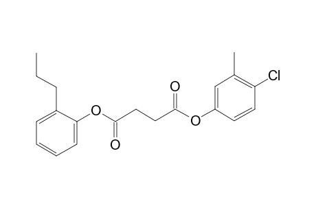 Succinic acid, 4-chloro-3-methylphenyl 2-propylphenyl ester