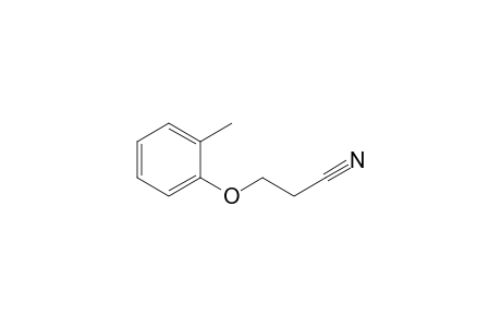 Propanenitrile, 3-(2-methylphenoxy)-,