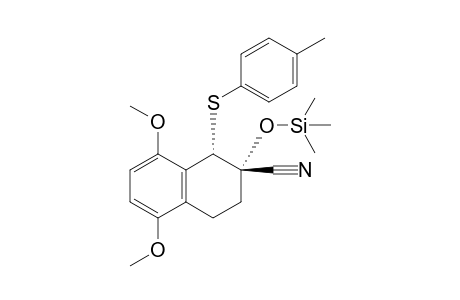 (1S,2S)-5,8-dimethoxy-1-(4-methylphenyl)sulfanyl-2-trimethylsilyloxy-3,4-dihydro-1H-naphthalene-2-carbonitrile