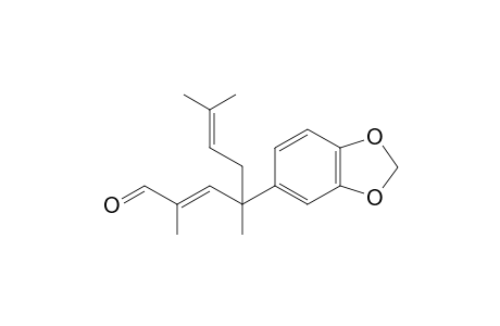 (E)-4-(Benzo[d][1,3]dioxol-5-yl)-2,4,7-trimethyloctane-2,6-dienal