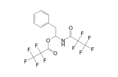 Propanamide, 2,2,3,3,3-pentafluoro-N-(1-hydroxy-2-phenylethyl)-, mono(2,2,3,3,3-pentafluoro-1-oxopropyl) deriv.