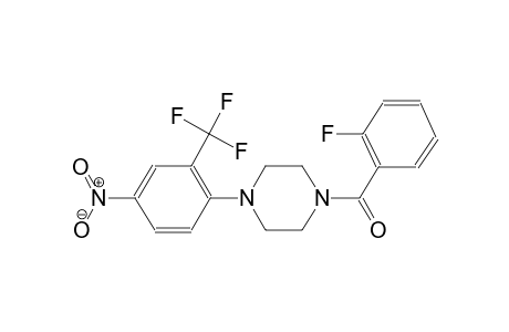 1-(2-Fluorobenzoyl)-4-[4-nitro-2-(trifluoromethyl)phenyl]piperazine