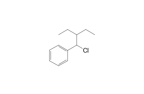 .xi.(1-Chloro-1-phenylmethyl)pentane