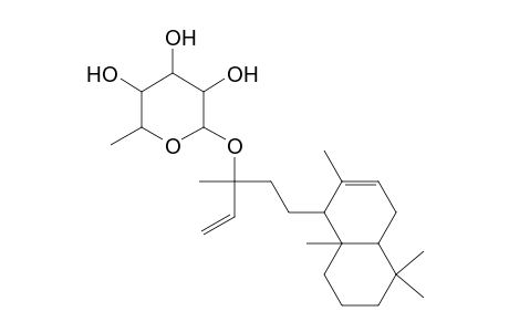 Labda-7,14-dien-13(r)-ol-.beta.-d-fucopyranoside