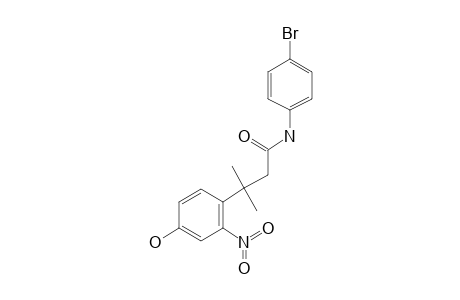 3-Phenpropionic amide, 3,3-dimethyl-N-[4-bromophenyl]-4'-hydroxy-