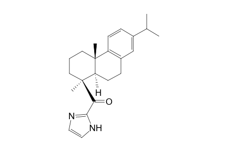 Methanone, 1H-imidazol-2-yl[1,2,3,4,4a,9,10,10a-octahydro-1,4a-dimethyl-7-(1-methylethyl)-1-phenanthrenyl]-, [1R-(1.alpha.,4a.beta.,10a.alpha.)]-
