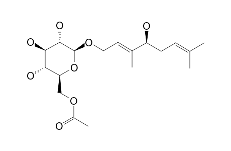 ROSIRIDOSIDE-C;(-)-ROSIRIDOL-6'-ACETYL-BETA-D-GLUCOPYRANOSIDE
