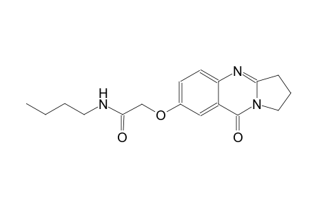 acetamide, N-butyl-2-[(1,2,3,9-tetrahydro-9-oxopyrrolo[2,1-b]quinazolin-7-yl)oxy]-