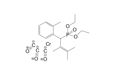 (R,R or S,S)-{eta6-1-[2-Butyl-1-(diethoxyphosphoryl)-3-methylprop-2-en-1-yl]-2-methylbenzene}tricarbonylchromium(0)