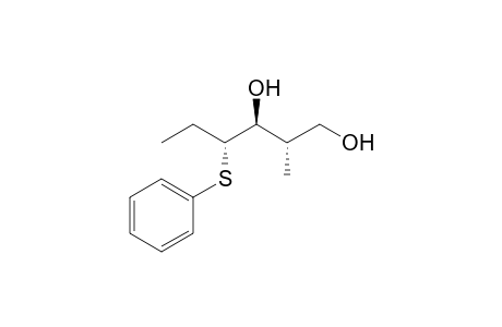 (2S,3S,4R)-2-methyl-4-phenylsulfanyl-hexane-1,3-diol