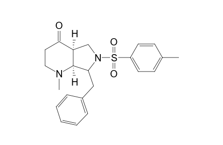 (4aS,7aS)-1-Methyl-7-benzyl-4-oxo-6-tosyloctahydro-1H-pyrrolo[3,4-b]pyridine