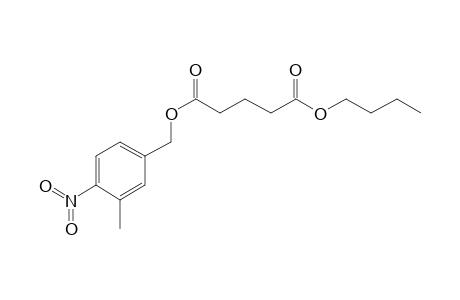 Glutaric acid, butyl 3-methyl-4-nitrobenzyl ester