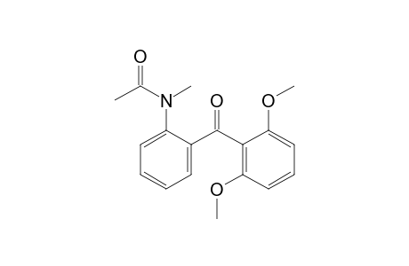 Acetamide, N-[2-(2,6-dimethoxybenzoyl)phenyl]-N-methyl-