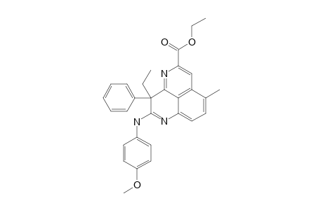 3-ETHYL-2-[(4-METHOXYPHENYL)-AMINO]-5-(ETHOXYCARBONYL)-7-METHYL-3-PHENYLBENZO-[DE]-[1,6]-NAPHTHYRIDINE