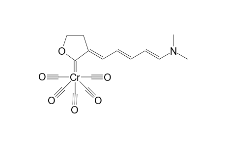 Pentacarbonyl-{(E)-3-[5'-(N,N-dimethylamino)penta-2',4'-dienylidene]-1-oxacyclopentan-2-ylidene)-chromium]