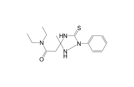 Acetamide, N,N-diethyl-2-(3-methyl-1-phenyl-5-thioxo-[1,2,4]triazolidin-3-yl)-