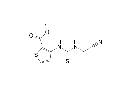 Methyl 3-[3'-(cyanomethyl)thioureido]thiophene-2-carboxylate