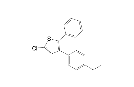 2-Chloro-4-(p-ethylphenyl)-5-phenylthiophene