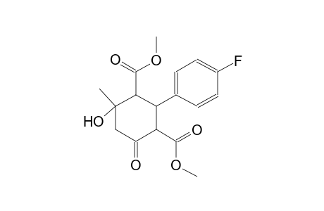 dimethyl 2-(4-fluorophenyl)-4-hydroxy-4-methyl-6-oxo-1,3-cyclohexanedicarboxylate