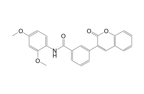 N-(2,4-dimethoxyphenyl)-3-(2-oxo-2H-chromen-3-yl)benzamide