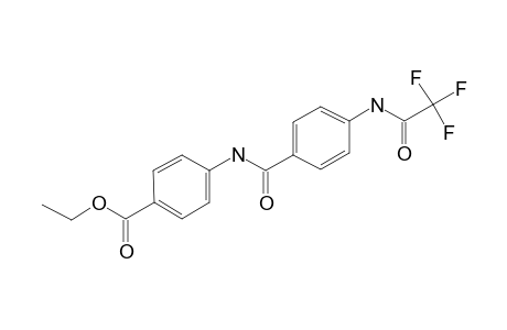 Benzoic acid, 4-[[4-[(trifluoroacetyl)amino]benzoyl]amino]-, ethyl ester