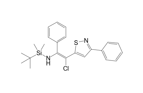 (Z)-5-[1-Chloro-2-(tert-butyldimethylsilyl)amino-2-phenylvinyl]-3-phenylisothiazole