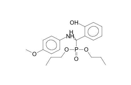 DIPROPYL ALPHA-(PARA-METHOXYPHENYLAMINO)-ORTHO-HYDROXYBENZYLPHOSPHONATE
