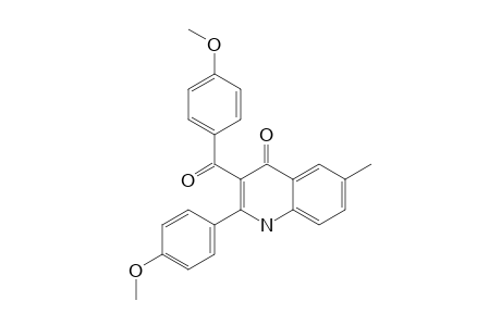 3-(4-METHOXYBENZOYL)-2-(4-METHOXYPHENYL)-6-METHYLQUINOLIN-4(1H)-ONE