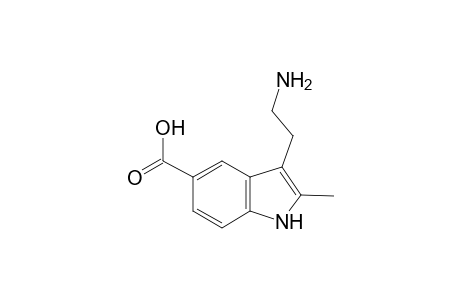 3-(2-Amino-ethyl)-2-methyl-1H-indole-5-carboxylic acid