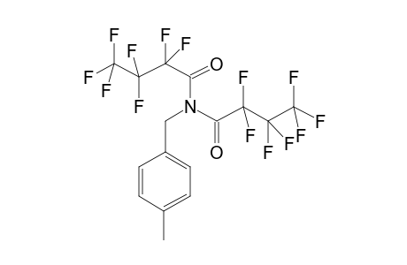 4-Methylbenzylamine, N,N-bis(heptafluorobutyryl)-