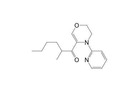 2-methyl-1-(4-pyridin-2-yl-2,3-dihydro-1,4-oxazin-5-yl)hexan-1-one