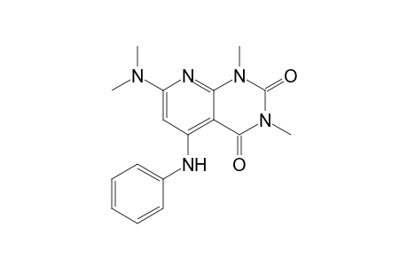 7-Dimethylamino-1,3-dimethyl-5-phenylaminopyrido[2,3-d]pyrimidine-2,4(1H,3H)-dione